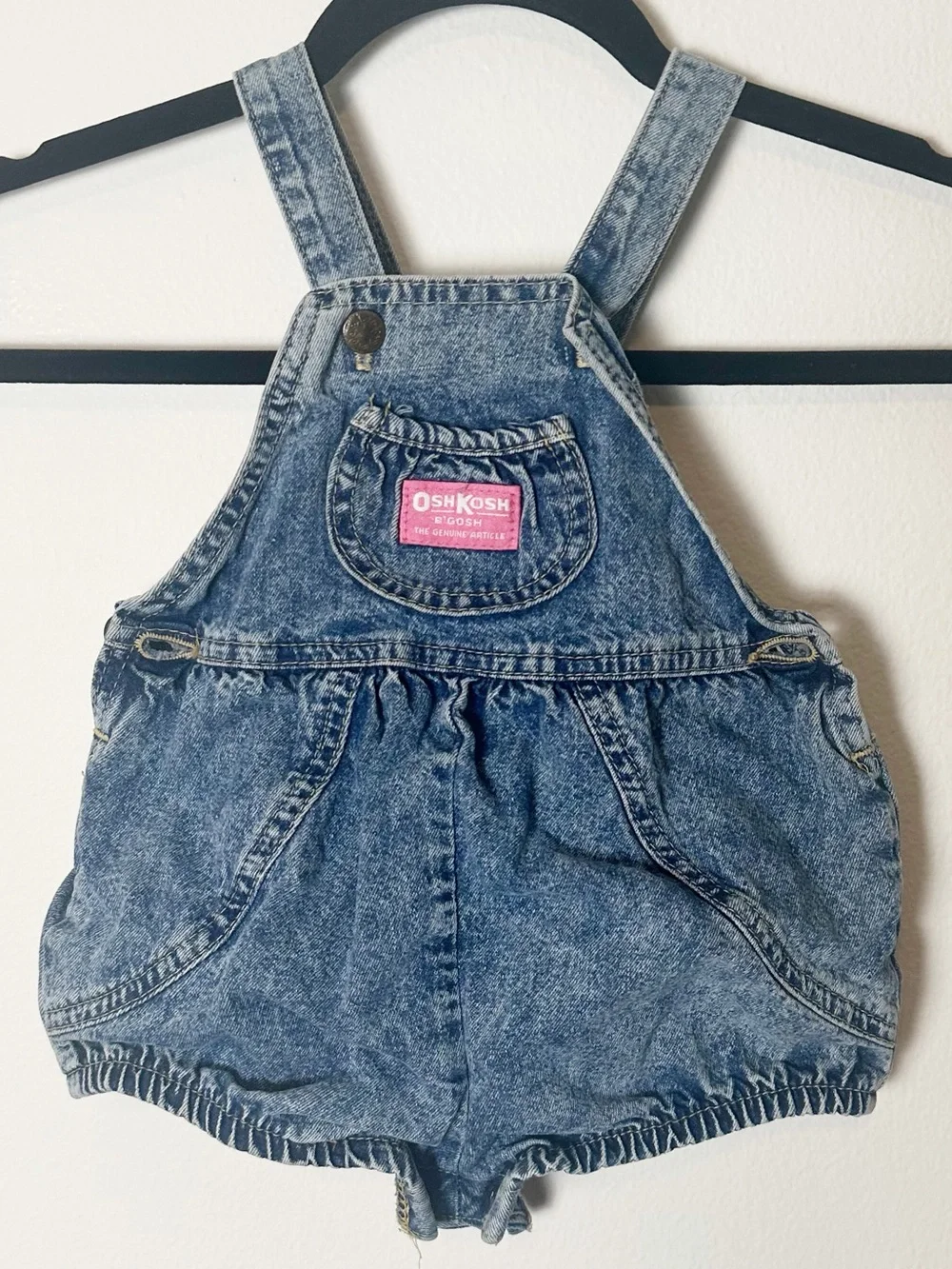 Osh’Kosh Vintage Denim Overalls One Size